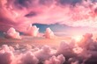 clouds in the sky generated by AI technology