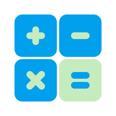 Sticker - calculator Duo tone icon