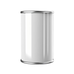Wall Mural - A blank metal snack canister isolated on transparent background, png