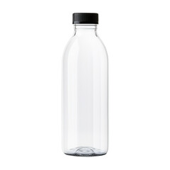 Wall Mural - A blank PET plastic bottle isolated on transparent background, png