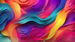 Colorful gradient oscillating trendy background illustration.