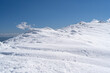 雪の安達太良山の稜線