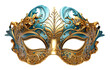 © Yeti Studio - Venetian opera carnival masquerade mask cut out