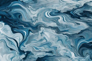  blue water background generated by AI technology