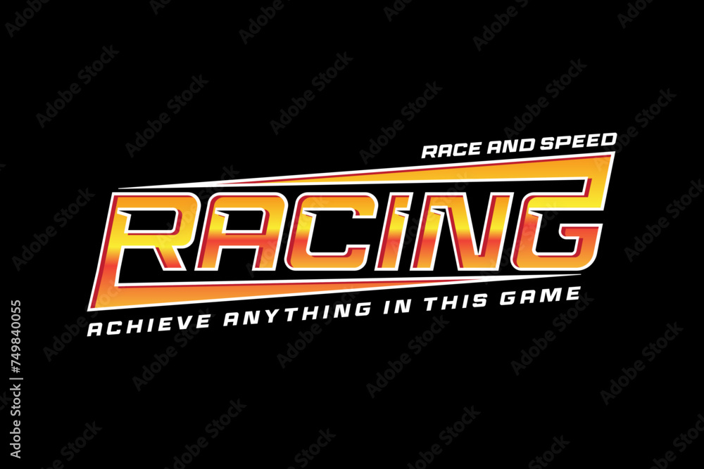 Fake Racing Sticker Sport racing stripes car stickers. modification body speed and drift ...