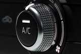 Fototapeta  - air condition control switch inside a car