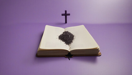 Ash Wednesday Christian Holiday Graphic Design