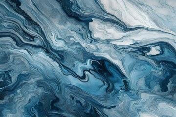  blue water surface generated by AI technology
