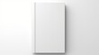© Tahir - Vertical Closed Book Mockup, Isolated on White Background. Realistic Representation of a Blank Book, Diary, etc.