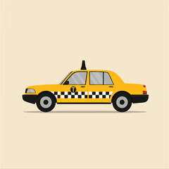 Wall Mural - taxi illustration