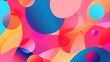 © xuan - Geometric bright shapes background illustration modern design, texture numbers, composition background geometric bright shapes background
