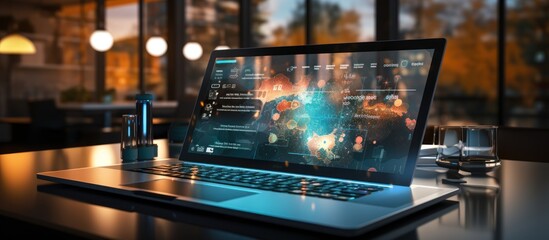 Design interface of website or soft on screen device