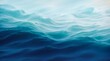 Ethereal blue waves softly undulating in a dreamy seascape of abstraction 