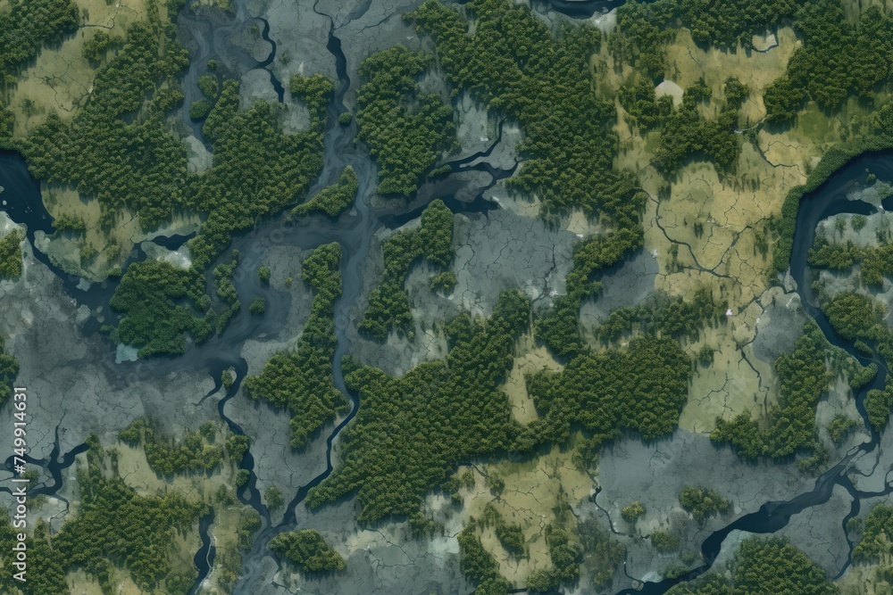 Terrain seamless texture map pattern Stock Illustration | Adobe Stock