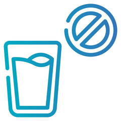 Poster - No Drink Icon