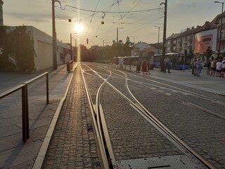 Budapest at sunset