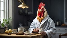 Coffee Cup Rooster Retro Free Stock Photo - Public Domain Pictures