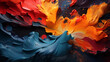 © jim - Abstract painting Background with Lines and Curves realistic wallpaper created with a generative ai technology