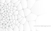 Elegant white abstract background with voronoi fracture elements.