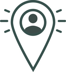 User location Minimal Icon