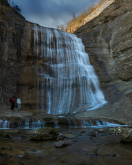 Wall Mural - waterfall in the mountains