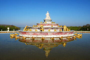 Sticker - The  Latona Fountain in the Gardens of Versailles