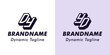 © Prayoga - Letters DY and YD 3D Monogram Logo, Suitable for business with DY or YD initials