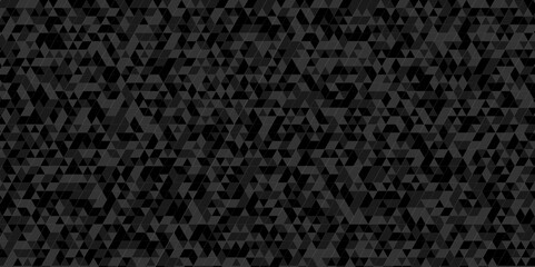 Modern geometric carve cube vector seamless technology black and gray angular background. Abstract geometric pattern gray Polygon Mosaic triangle Background, business and corporate background.