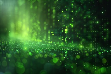 Wall Mural - information technology background about government/public it, abstract, green technology concept.
