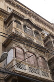 Fototapeta Sawanna - British Architecture old Buildings in karachi. british colonial architecture in pakistan. british era architecture in karachi pakistan. Pakistan's crumbling architectural heritage.