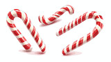 Fototapeta Dmuchawce - Candy cane Christmas sweet treat isolated illustrati