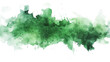 An abstract and artistic green watercolor smudge that conveys depth and emotion in its texture