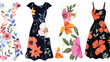 Floral fashion print design for summer woman dress i