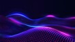 © Volodymyr Skurtul - This striking image is of glowing neon waves in a sea of darkness with brilliant blue and pink hues