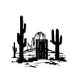 Wild West Door Logo Design