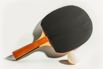 Ping pong concept. Background with selective focus and copy space