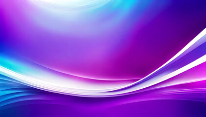 Wall Mural - a blue and purple abstract design with lines and flowing waves and shapes.