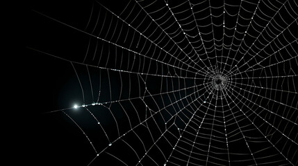 Close-up of spider web