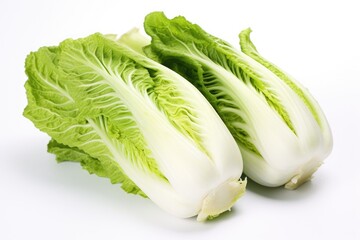 Wall Mural - Chinese cabbage, vegetable , white background.