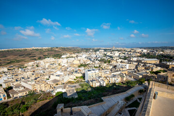 Sticker - City of Victoria on Gozo Island - Malta