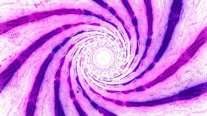 Wall Mural - abstract vortex with hypnotic stripes. motion. rotating and bending neon spiral optical illusion.