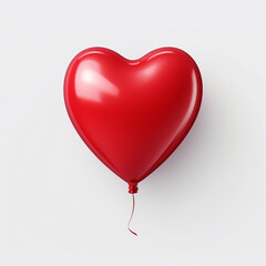 Poster - red heart balloon