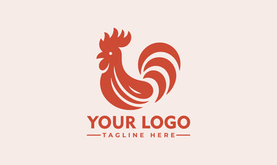 Poster - Rooster vector logo design Vintage Chicken logo vector for Food and Beverage Identity