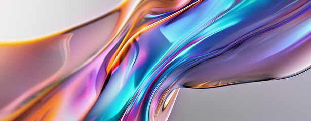 Sticker - Multicolored Glass Background