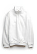 © Yi_Studio - Blank white fleece half zip sweatshirt mockup