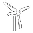© Riana Cableme - windmill doodle icon tramsparent background