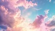 Dreamy pastel summer sky wallpaper