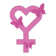 Poster - Women Day Symbol