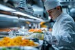 a health and safety inspection in a restaurant focusing on the meticulous examination of kitchen hygiene and food storage highlight the importance of cleanliness