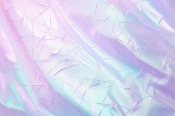 Wall Mural - Pastel pink blue abstract trendy holographic background. Real texture in pale violet, and mint colors with scratches and irregularities